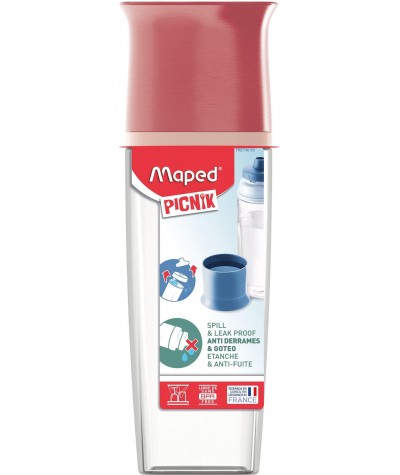 Bidon Maped Adult 500ml BPA Free kubek do pracy bordowy