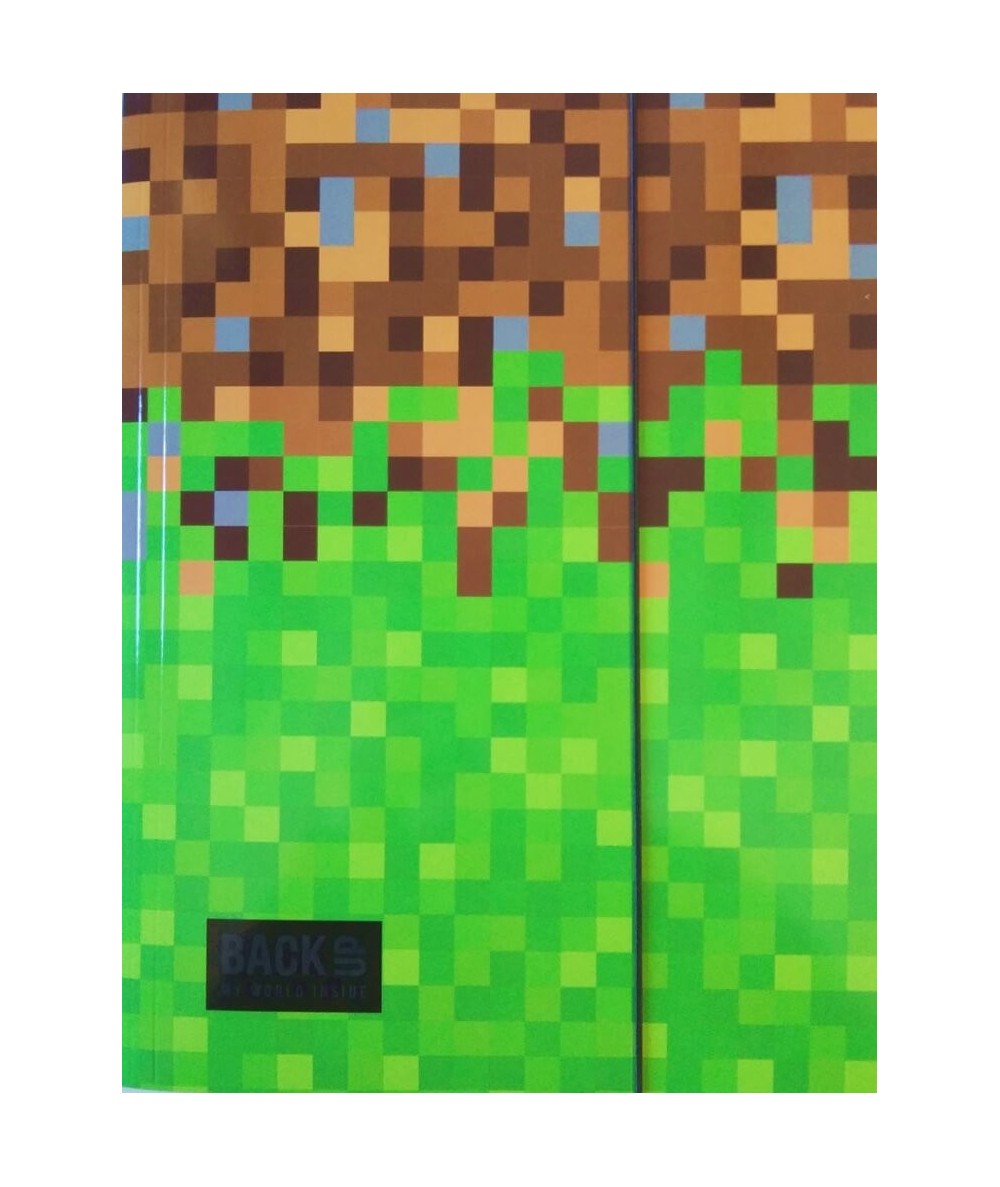 Teczka z gumką A4 bloki z gry pixele Game BackUP