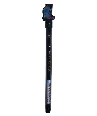 Długopis żelowy z kotem czarny Distance Kot 0,5mm niebieski tusz