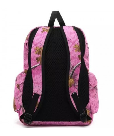 Duży plecak VANS Realtree Backpack Różowy w liscie jesienny