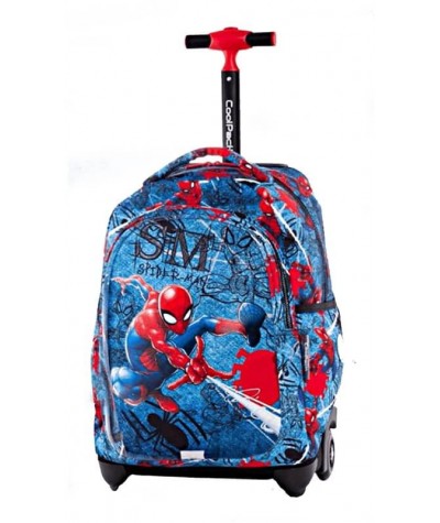 Plecak na kółkach Spiderman dla chłopca CoolPack Jack Disney 24L