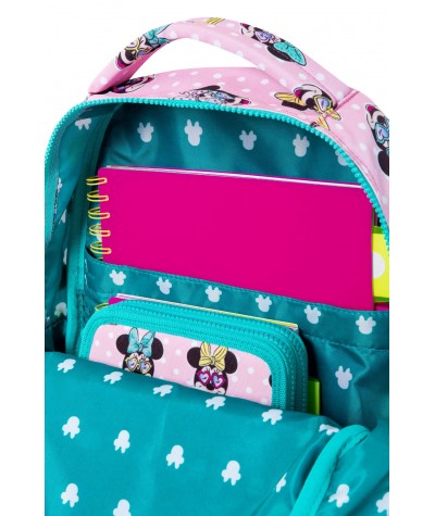 Świecący plecak LED Myszka Minnie dla dziewczynki do 1 klasy CoolPack