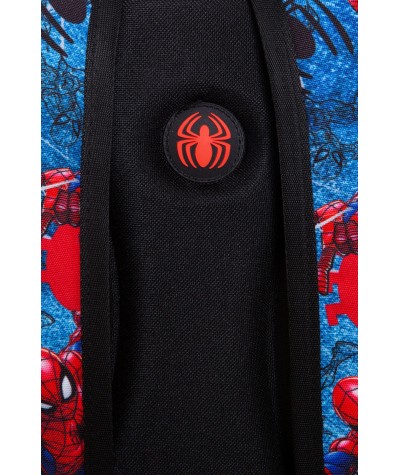 Świecący plecak dla pierwszoklasisty Spiderman niebieski CP Joy S LED