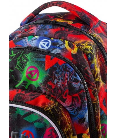 Świecący plecak szkolny Avengers dla chłopaka CoolPack Spark L 26L