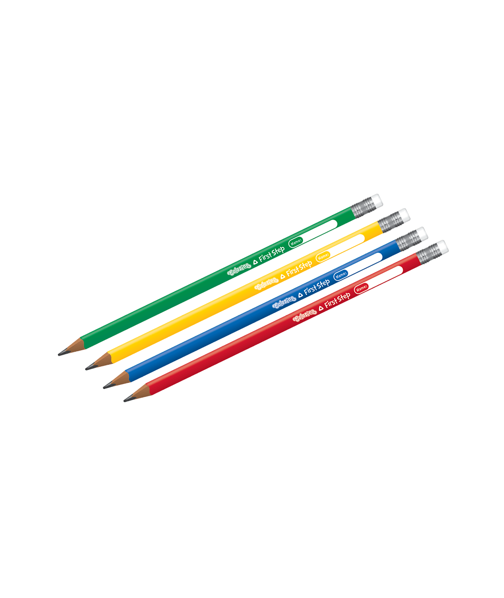 ołówki trójkątne JUMBO do nauki pisania Colorino zestaw 60szt