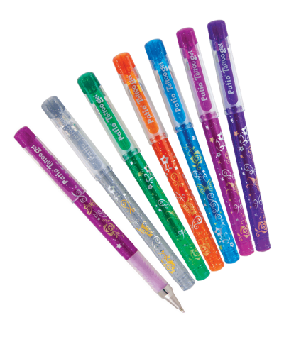 długopisy żelowe Tatoo Colorino School 5 kolorów