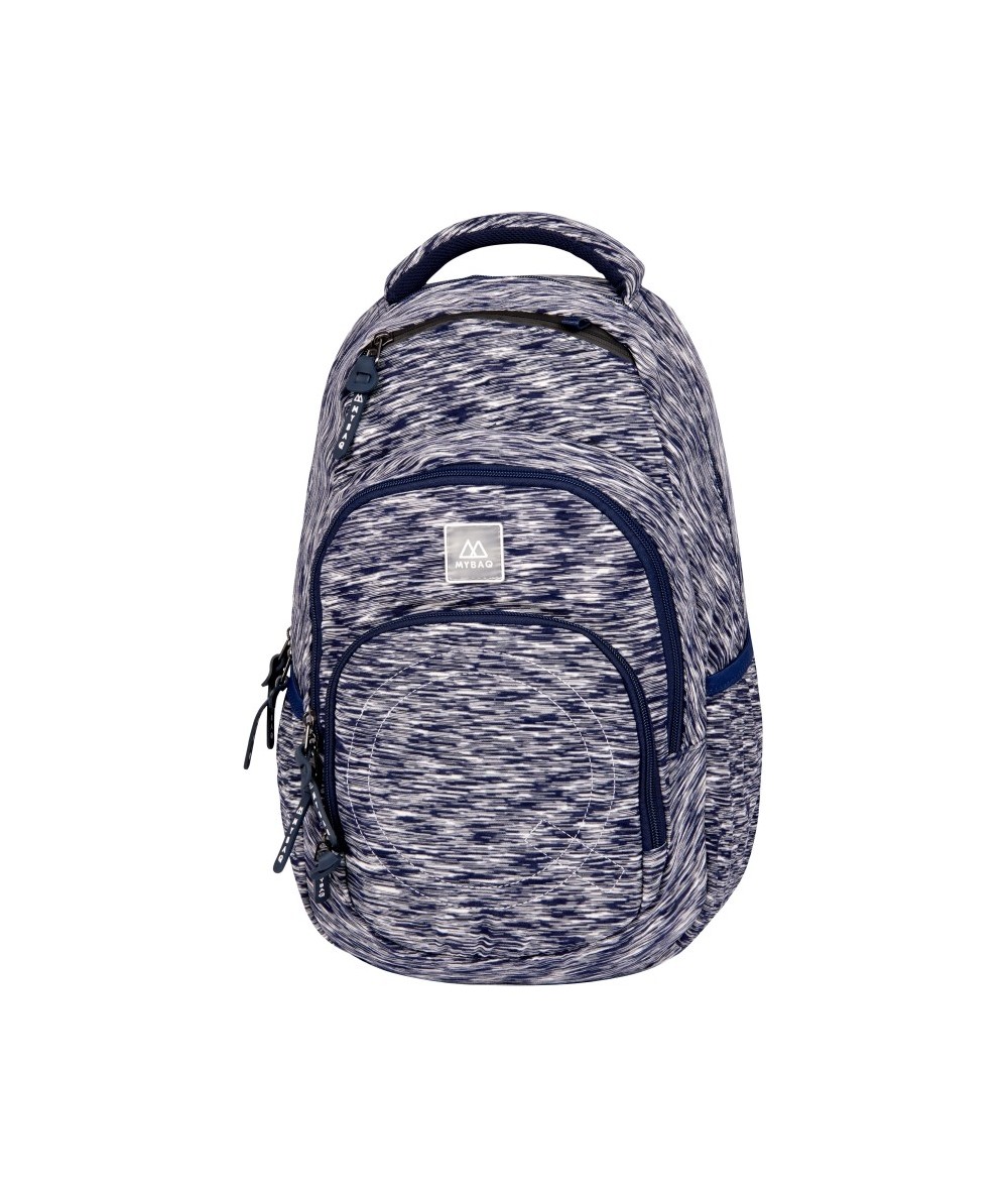 Plecak szkolny dla chłopaka ATIK L MyBaq Blur z pasem piersiowym
