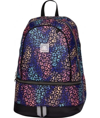 Plecak szkolny MyBaq LEO OPAL 26L kolorowy z kieszenią na buty
