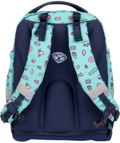 Plecak szkolny miętowy dla dziewczynki MyBaq PIXI ergonomiczny