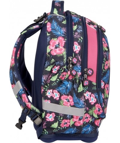 Plecak do 1 klasy usztywniany w kwiaty dla dziewczęcy MyBaq Alcor Bloom