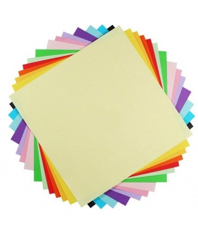 Papier do origami 20x20cm 100szt. kolorowy DIY TITANUM