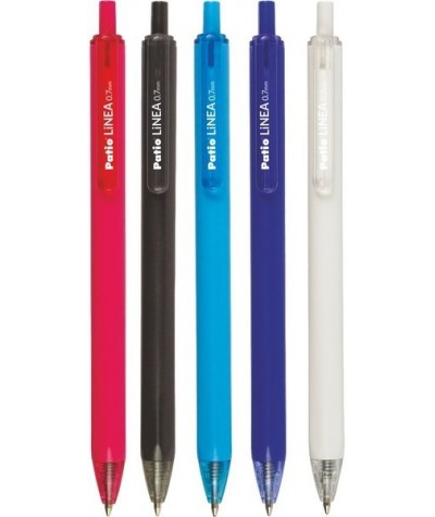 Długopis żelowy Patio Linea 0,7mm szkolny automatyczny