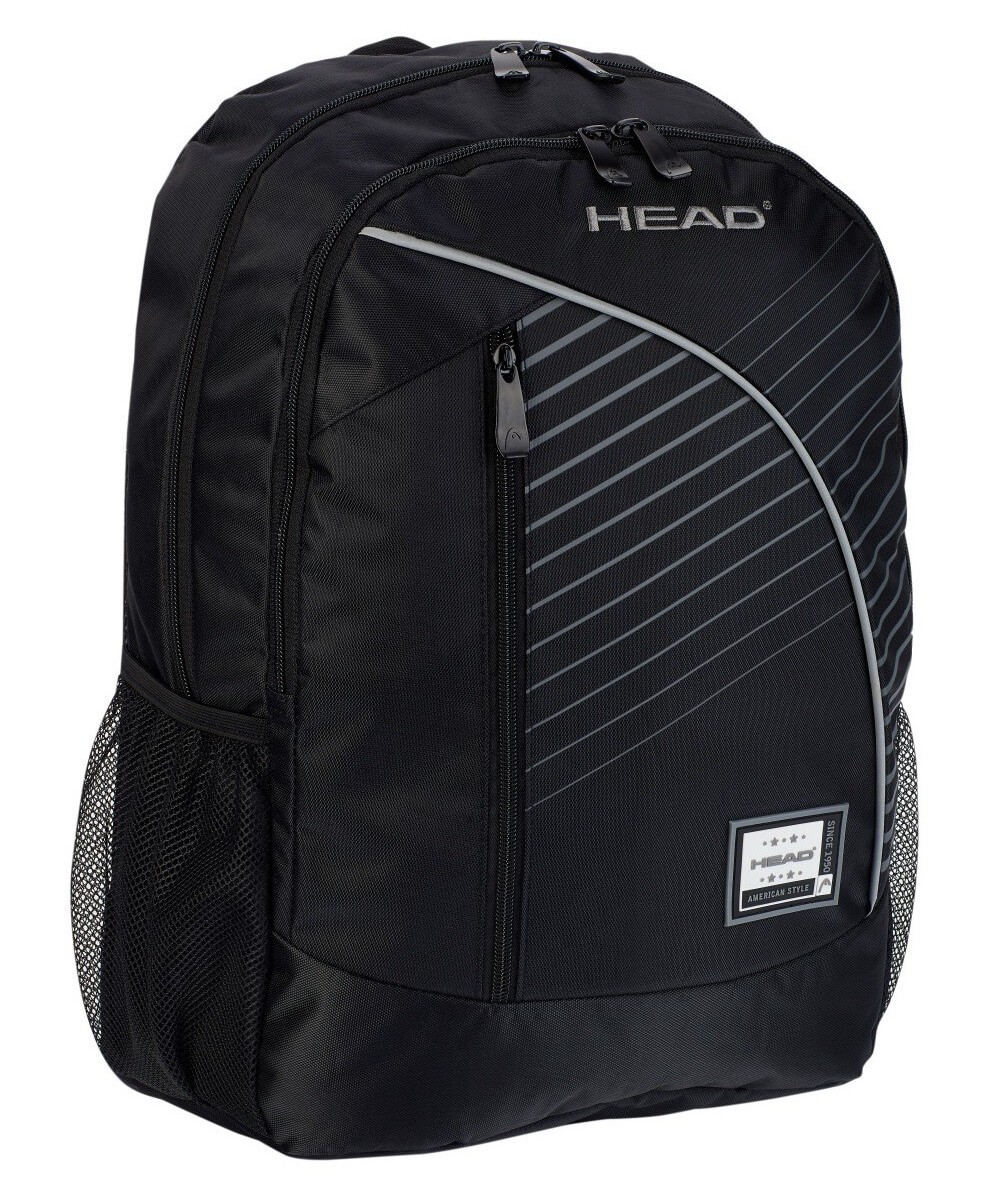 Plecak sportowy do liceum HEAD czarny dla chłopaka HD-270