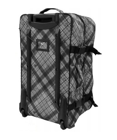 Duża walizka podróżna Coolpack Vagabond niebiesko-różowa w kratkę