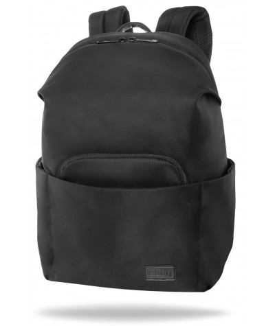 Plecak czarny na laptopa 14" r-bag Base Black czarny z USB do pracy