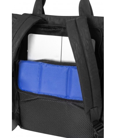 Plecak torba damski męski miejski r-bag Handy czarny melanż laptop 13"