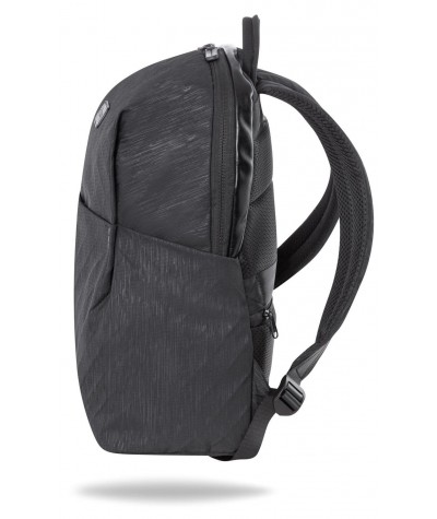 Plecak czarny damski 15" r-bag Lock Black miejski melanż 2020