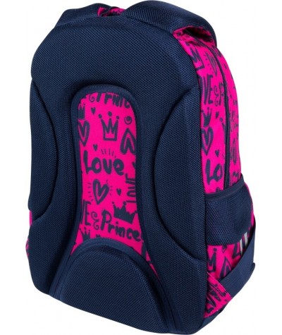 Różowy plecak dla dziewczynki serduszka ST.RIGHT LOVE BP26 do 1 klasy 5