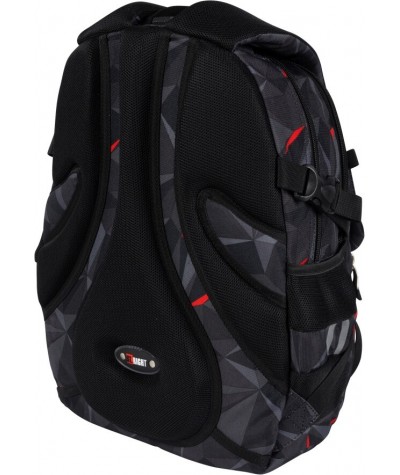 Czarny plecak dla chłopaka szkolny ST.RIGHT 3D BLACK ABSTRACTION BP01 5