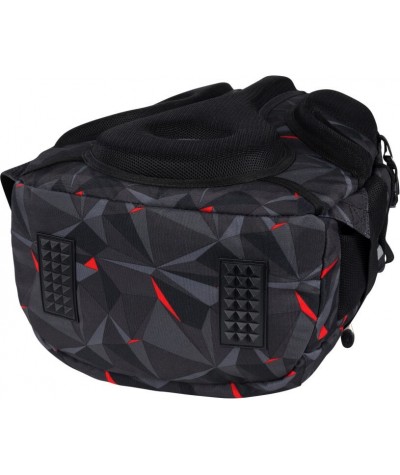 Czarny plecak dla chłopaka szkolny ST.RIGHT 3D BLACK ABSTRACTION BP01 6