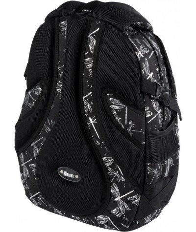 Plecak ST.RIGHT z ważkami czarny DRAGONFLIES szkolny BP01 2020 5