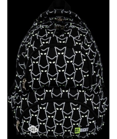 Plecak odblaskowy koty kotki z kotem ST.RIGHT REFLECTIVE CATS BP07 4