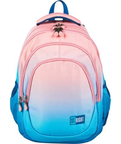 Plecak ST.RIGHT LIGHT OMBRE pastelowy dla dziewczyn BP06