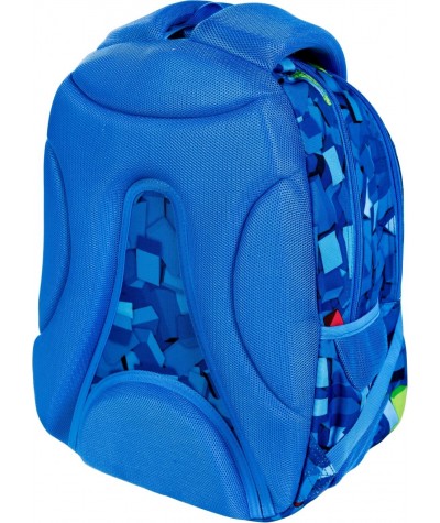Plecak ST.RIGHT klocki niebieski dla chłopaka BLOCKS kieszeń termo BP7 5