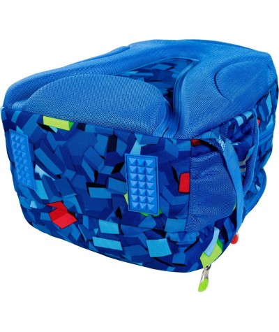 Plecak ST.RIGHT klocki niebieski dla chłopaka BLOCKS kieszeń termo BP7 6