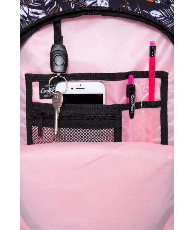 Plecak z różową podszewką CoolPack Light Noir