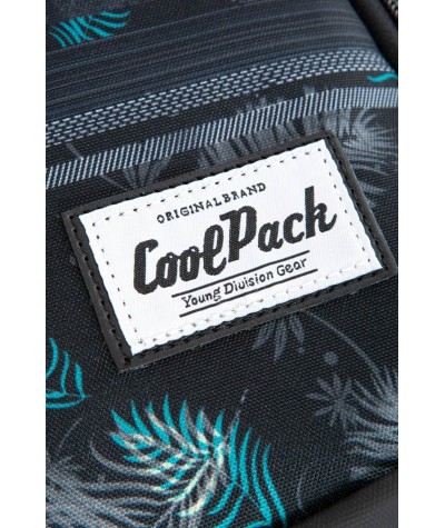 Modny plecak z liście do szkoły CoolPack Black Forest CZARNY B2S 2020 7