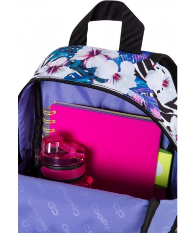 Modny plecaczek w paski i kwiaty damski CoolPack FLOWER ZEBRA B2S 2020 4