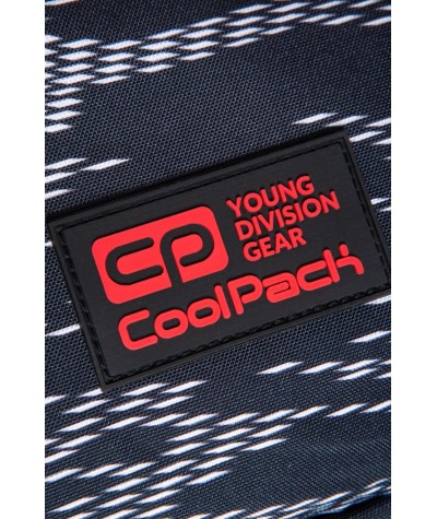 Plecak czarny mgła dla chłopaka CoolPack Topo RED młodzieżowy 2020 6