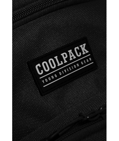 Plecak męski CZARNY CoolPack Black na laptopa do liceum ARMY 2020 9