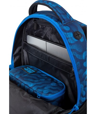 Niebieski plecak szkolny CoolPack Blue Dream młodzieżowy 3 komorowy 5