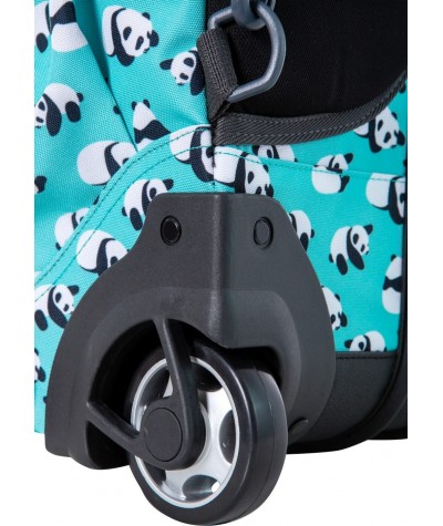 CoolPack plecak na kółkach CP pandy Pandas NIEBIESKI dla dziewczynki 2020