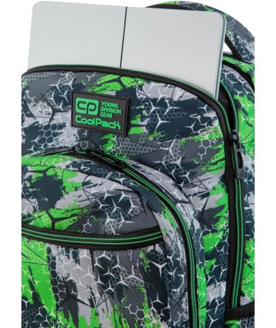 Plecak szkolny na kółkach CoolPack Triogreen ZIELONY dla chłopca 2020