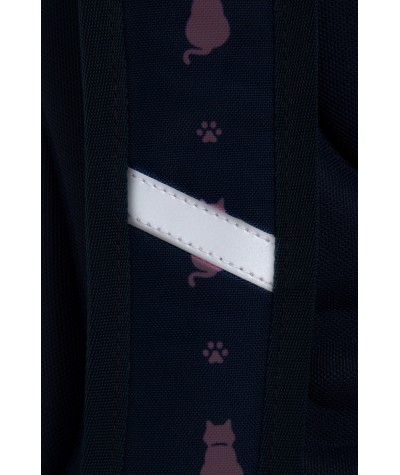 Plecak dla pierwszoklasisty z kotami CoolPack Navy Kitty GRANATOWY 21L