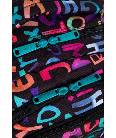 Plecak dla dziecka z kolorowymi literkami CoolPack Alphabet do 1 klasy