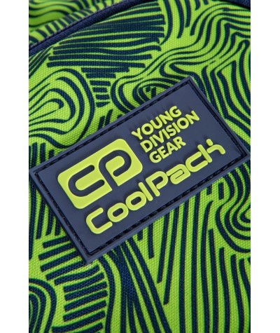 Zielony plecak szkolny CoolPack Isogreen z kieszenia termiczną 24l