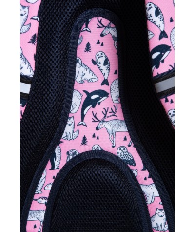 Różowy plecak szkolny ze zwierzętami CoolPack Pink Ocean dla dziewczyn