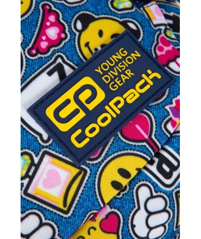Plecak Emoji emotki jednorożce dziewczęcy CoolPack KOLOROWY 20 litrów 8