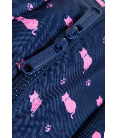 Plecak z kotem koty Coolpack Navy Kitty GRANATOWY dla nastolatki 27L 7