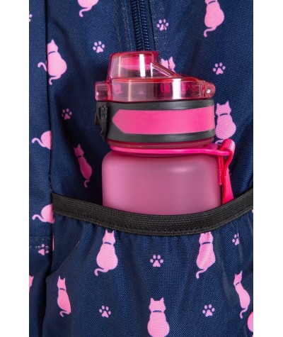 Plecak z kotem koty Coolpack Navy Kitty GRANATOWY dla nastolatki 27L 8