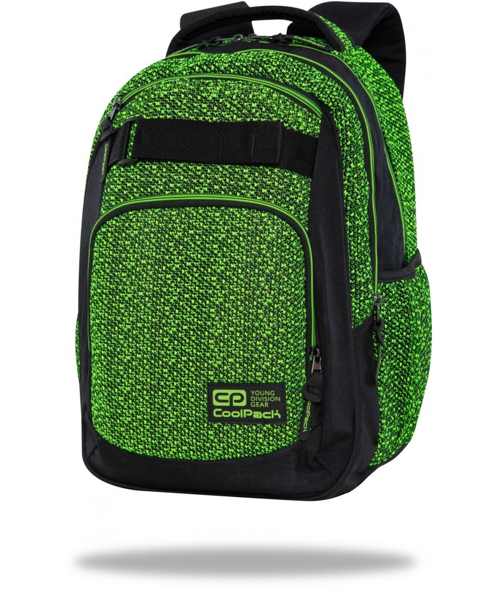 Plecak na deskorolkę zielony CoolPack GREEN młodzieżowy SKATER CP 17”
