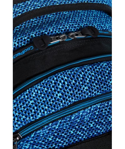 Niebieski plecak pleciony CoolPack Skater młodzieżowy na deskorolkę 28 8