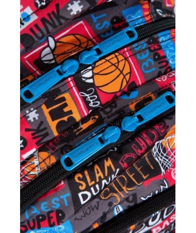 Plecak szkolny chłopięcy koszykarski CoolPack Basketball kolorowy 23 L 6