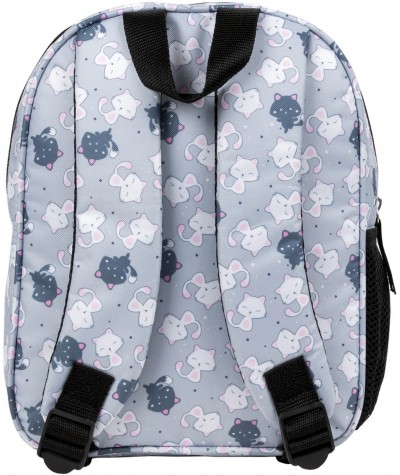 Plecak dziecięcy z uszami kotki koty do przedszkola BackUP Glossy Grey