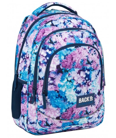 Plecak w kwiaty BackUP BZY modny pastelowy X23