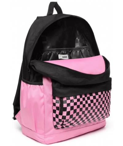 Plecak Vans szachownica różowy damski Sporty Realm Plus Fuchsia Pink
